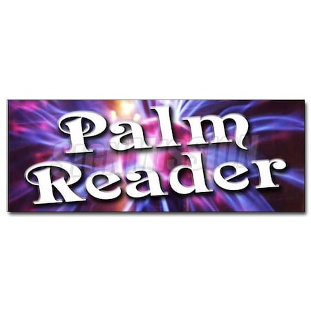 PALM READER DECAL Sticker Fortune Teller Crystal Ball Future Mystic Hand
